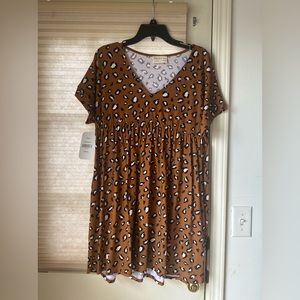 NWT Dress Up Leopard Print Dress